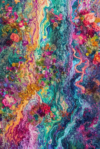 Fototapeta Artistic Spring Spectrum, spring art