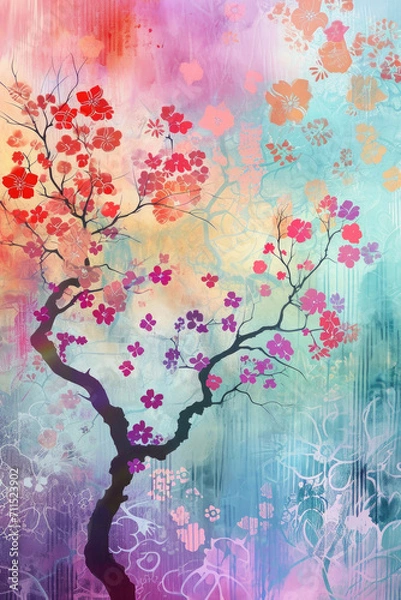 Fototapeta Vibrant Spring Symphony, spring art