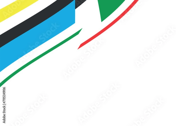 Fototapeta Abstract multicolored background. Vector graphics for design.