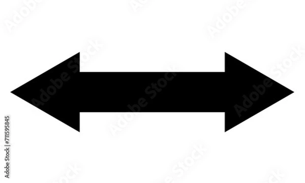 Obraz 両矢印　左右矢印　双方向