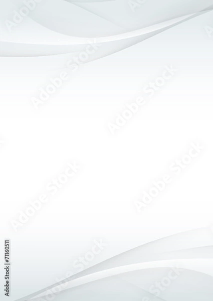 Obraz Abstract swoosh wave folder mock-up