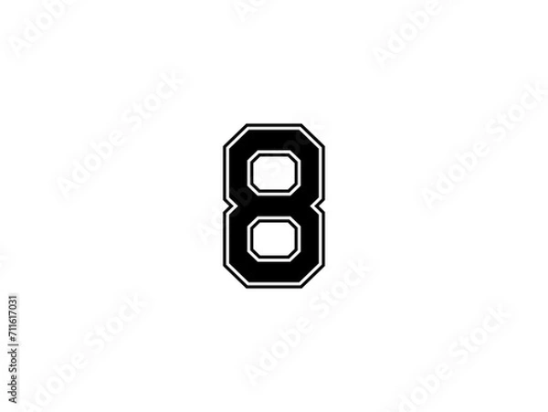 Obraz 3d number 8