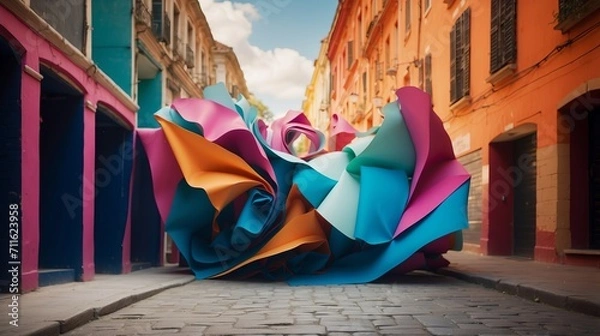 Obraz graffiti on the street