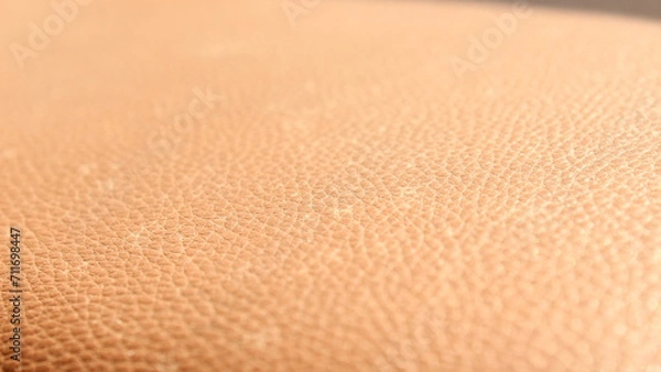 Fototapeta Texture of Light Brown Synthetic Leather