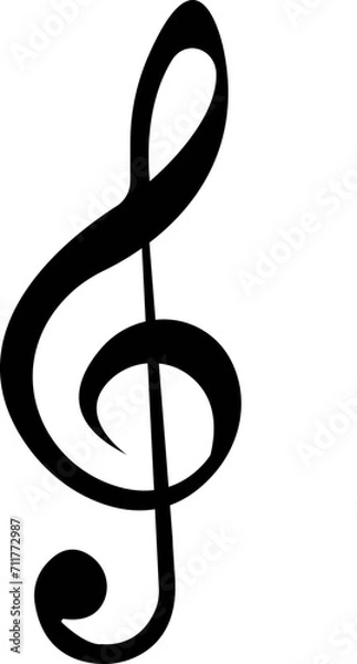 Fototapeta Music notes icon , Music note symbol, song, melody or tune flat vector icon, Black musical note icon. Music elements. Isolated music notes symbols on transparent background. Simple musical notes sign.