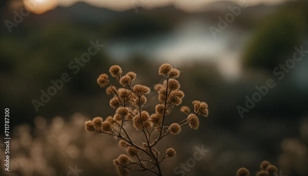 Obraz water drop blurry