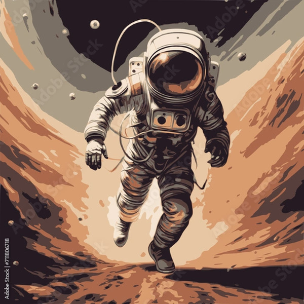 Obraz astronaut in space