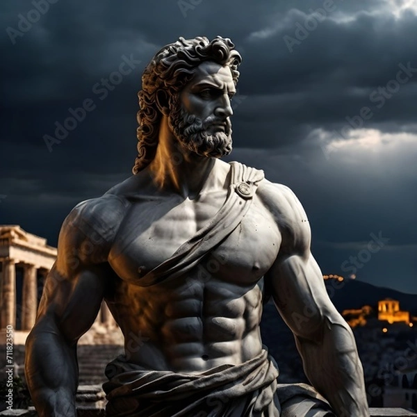 Fototapeta Greece stoic statue 