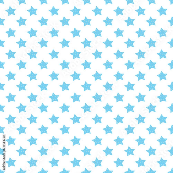 Obraz seamless geometric pattern with stars