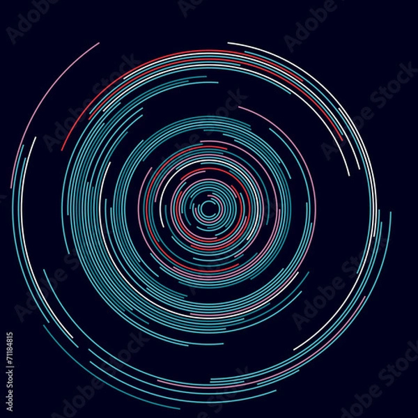 Fototapeta Big data technology infographics