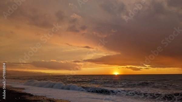 Obraz sunset in the sea 