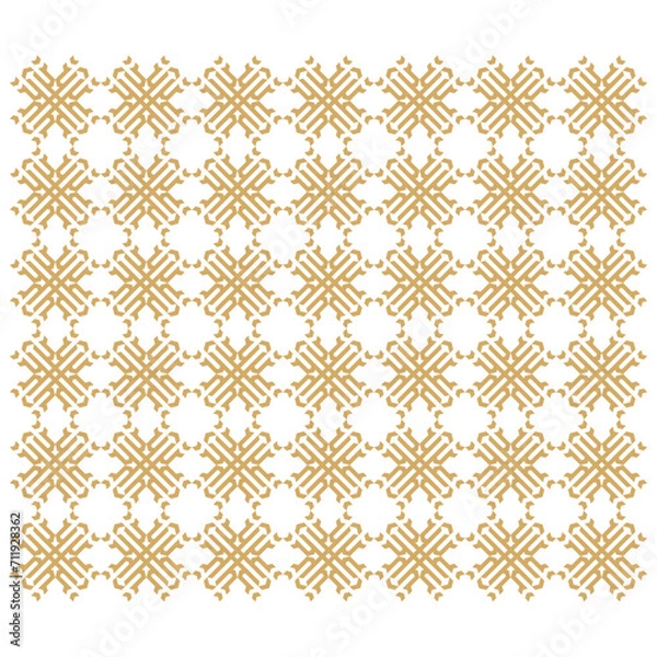 Fototapeta Seamless ornamental elegant geometric patterns -  symmetric vintage design. Endless grid textures. Vector repeatable antique backgrounds