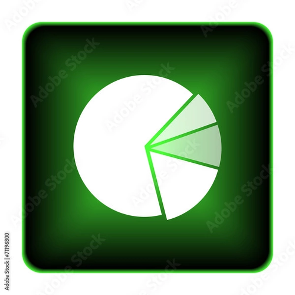 Fototapeta Chart pie icon