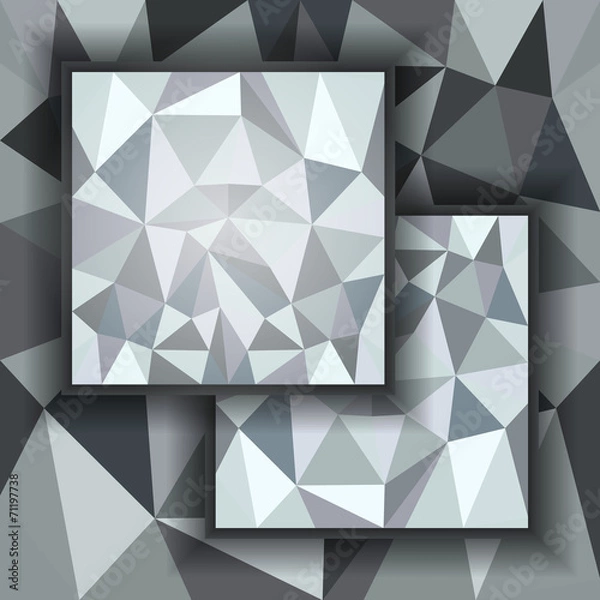 Fototapeta Abstract polygonal background