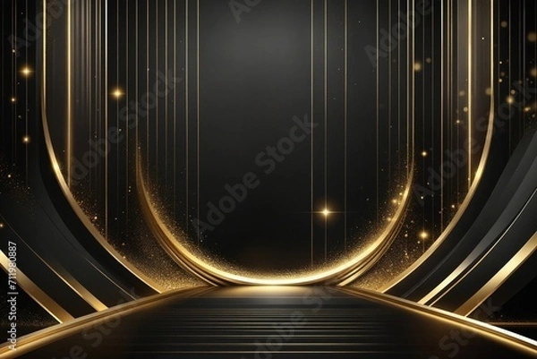 Obraz Golden background template