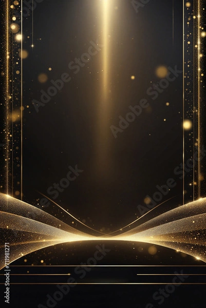 Obraz Golden background template