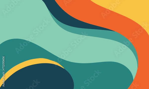 Fototapeta Abstract background with summer colors