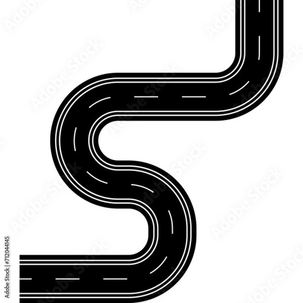 Obraz Winding Road Pathway