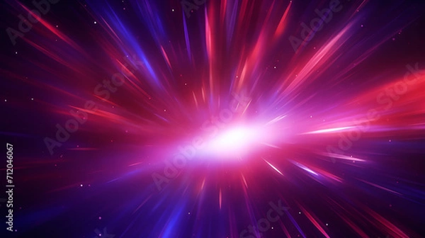 Fototapeta abstract holiday background with blurred rays and space