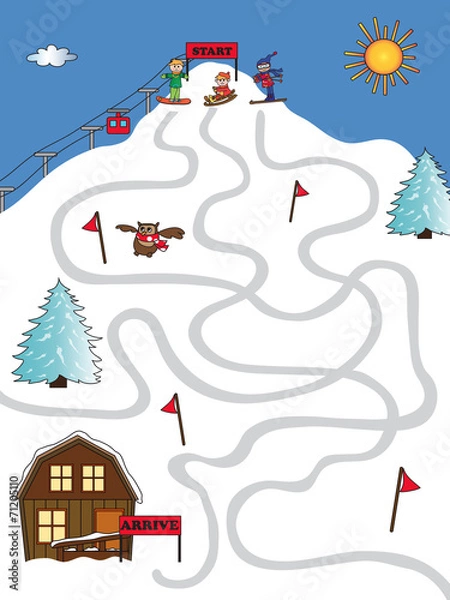 Fototapeta game for children