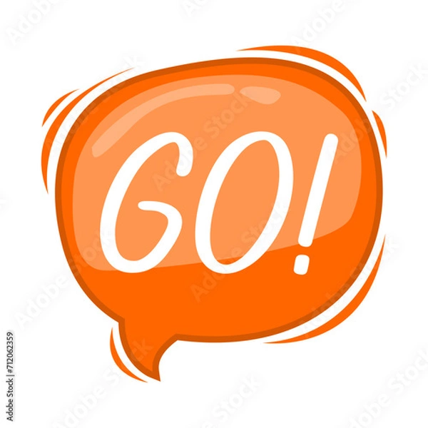 Fototapeta Speech bubble collection colorful. hand draw style