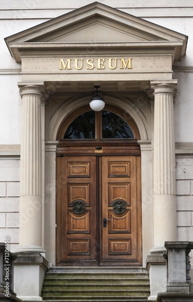 Fototapeta Museum Entry