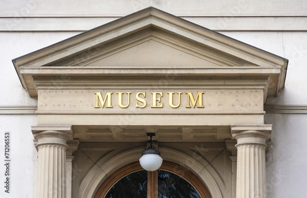 Obraz Wejście do muzeum
