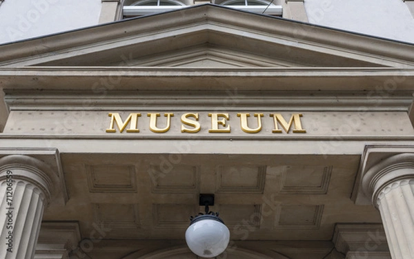 Fototapeta Museum Entry