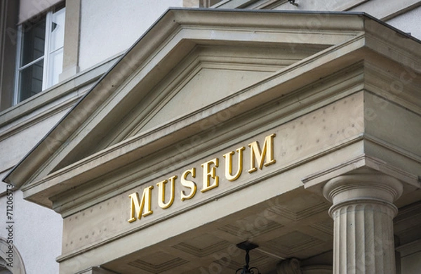Fototapeta Museum Entry