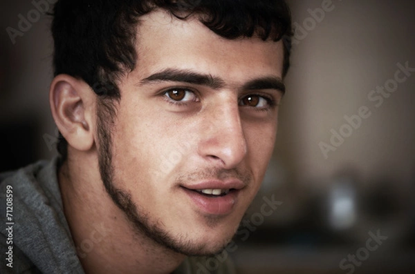 Fototapeta young a swarthy guy