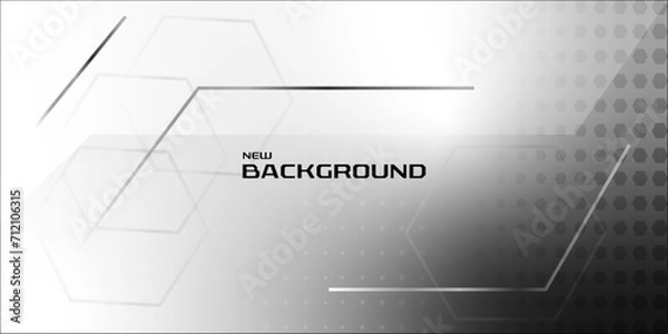 Obraz monochrome-themed gradient background, black and white gradient, special background