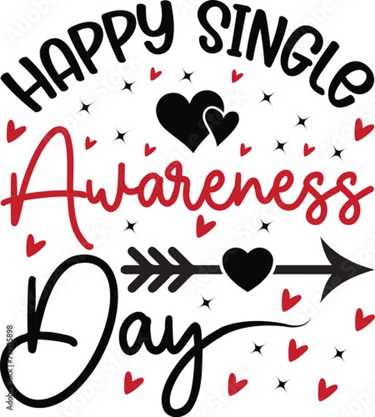 Obraz valentines round sign design cut files