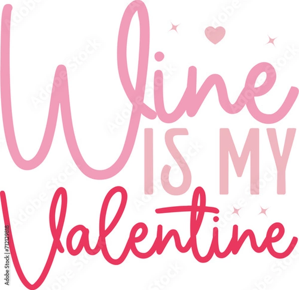 Obraz valentines svg design cut files