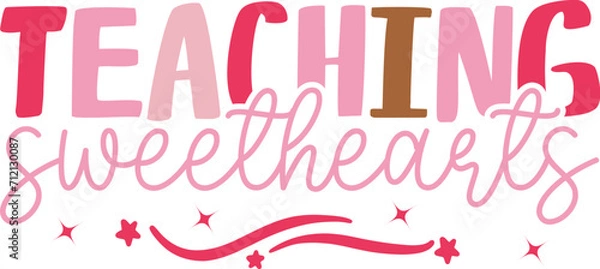 Obraz valentines svg design cut files