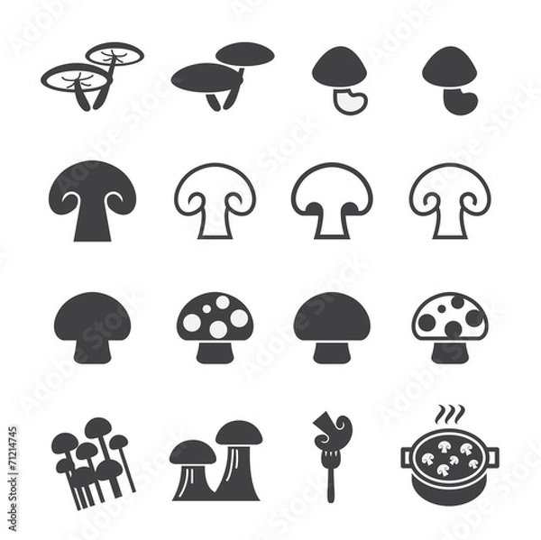 Obraz mushroom icon