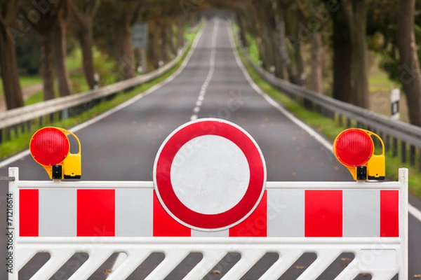 Obraz Zamknięta droga