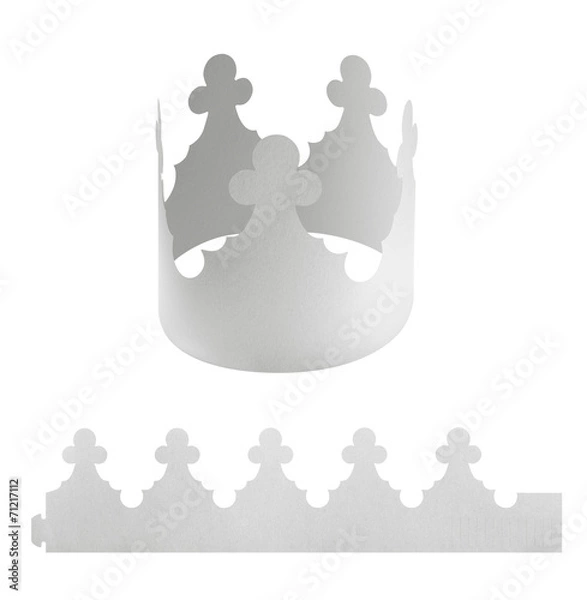 Obraz Blank paper crown