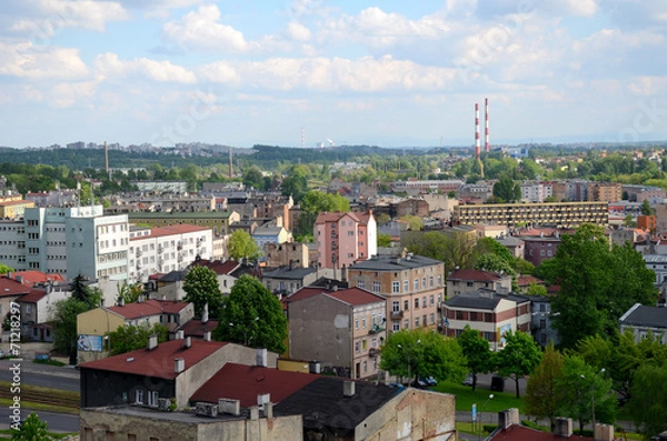 Fototapeta Widok na Będzin