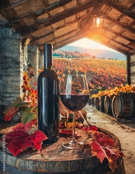 Obraz Dégustation de vin.