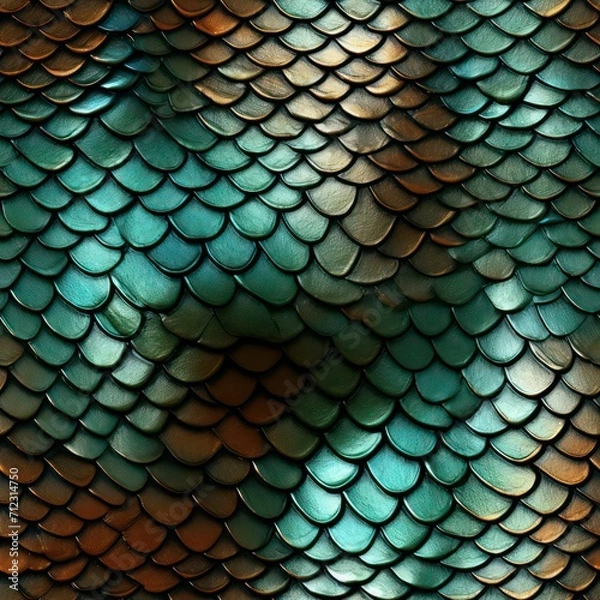 Fototapeta Seamless leather abstract rainbow pattern background