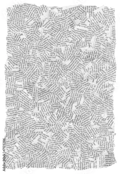Obraz Newspaper tear outs background