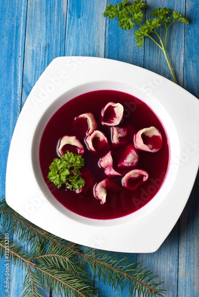 Obraz Red borscht