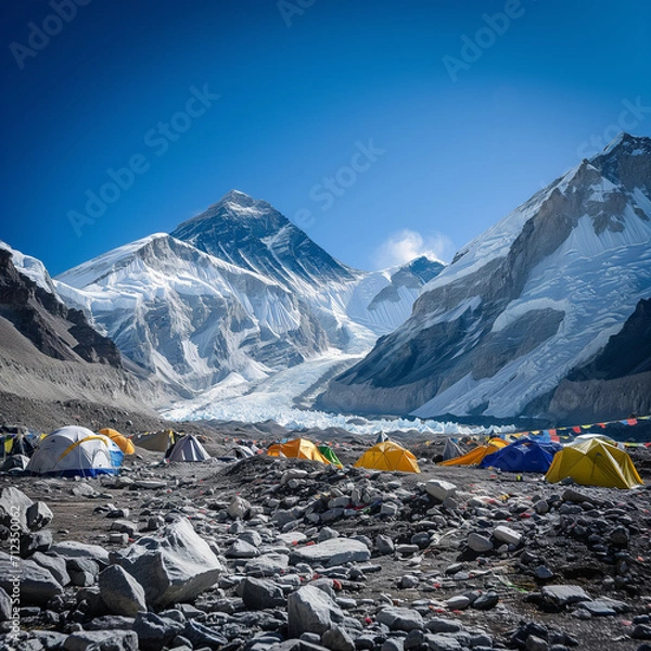 Obraz landscape in the himalayas