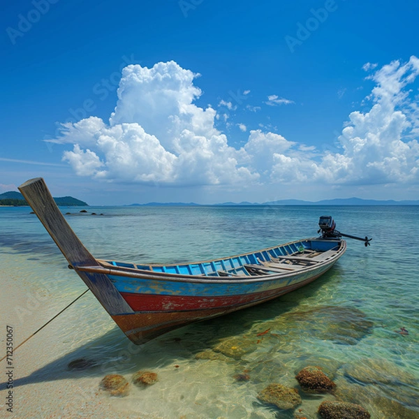 Obraz boat on the beach