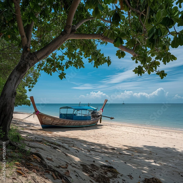 Obraz boat on the beach