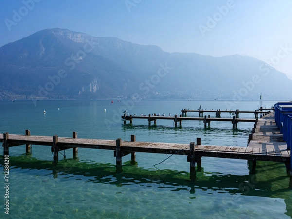 Obraz 透き通った湖