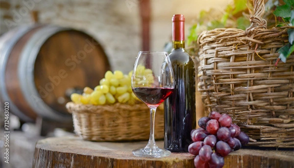 Obraz wine and grapes