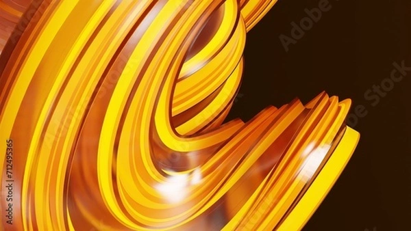 Obraz Abstract 3d Yellow Background wallpaper