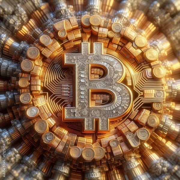 Obraz Bitcoin, bitcoin, btc, blockchain, mineração, carteira, satoshi, criptomoeda, hash, transação, nó, endereço, chave privada, chave pública, exchange, halving, faucet, fork, lightning network
