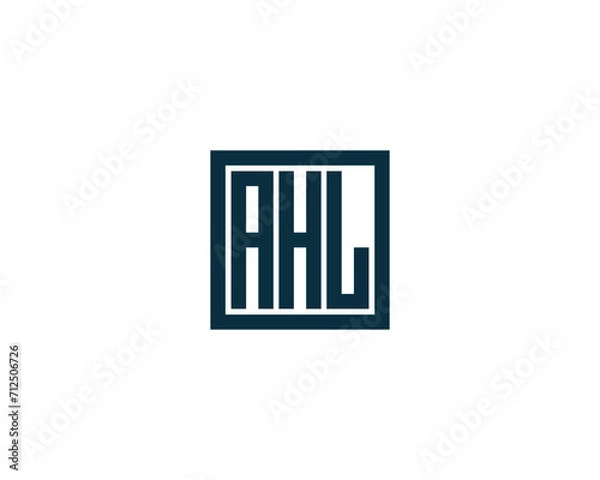 Fototapeta AHL Logo design vector template